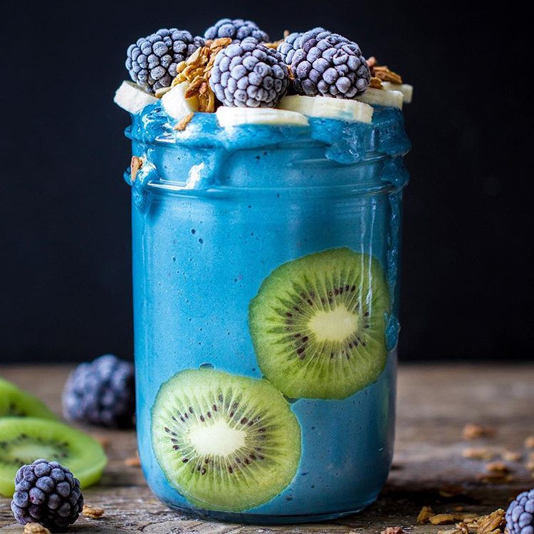 Image of blue smoothie